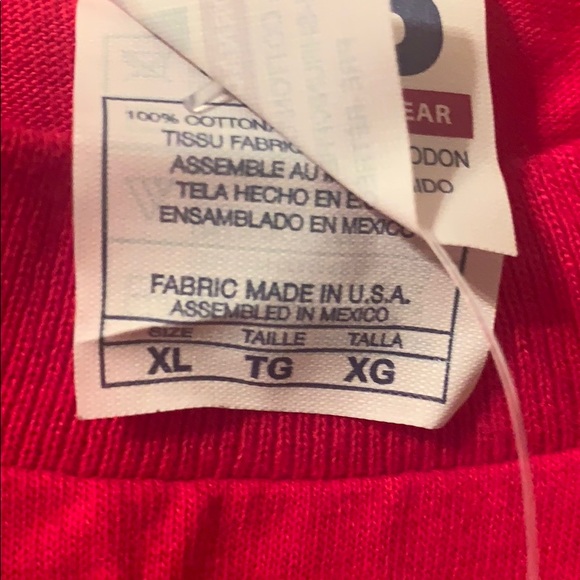 ELMO ACTIVEWEAR RED T-SHIRT SIZE GIRL’S LARGE BABY TEE - Picture 4 of 4